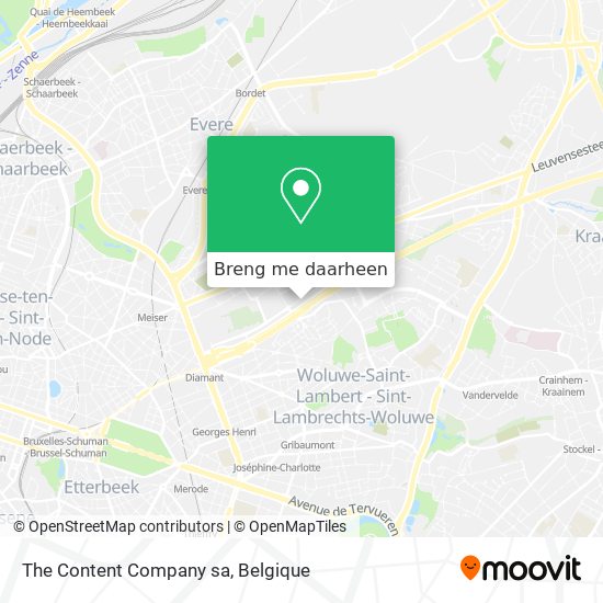 The Content Company sa kaart