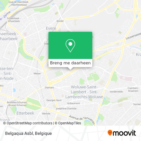 Belgaqua Asbl kaart