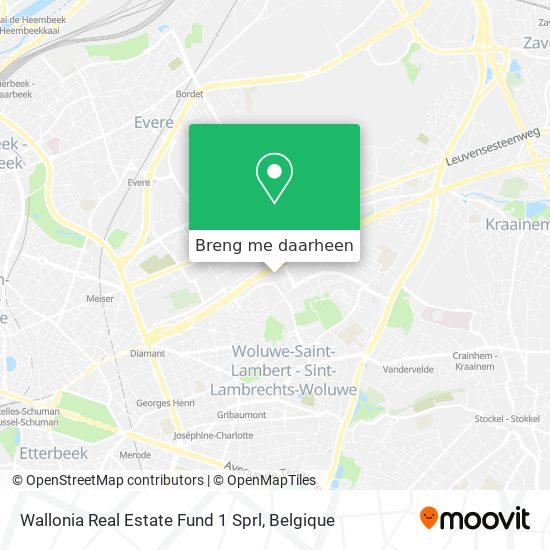 Wallonia Real Estate Fund 1 Sprl kaart