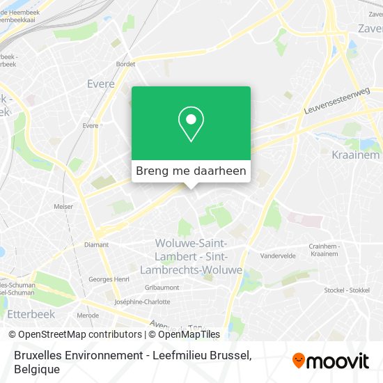 Bruxelles Environnement - Leefmilieu Brussel kaart
