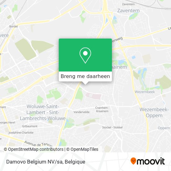 Damovo Belgium NV/sa kaart