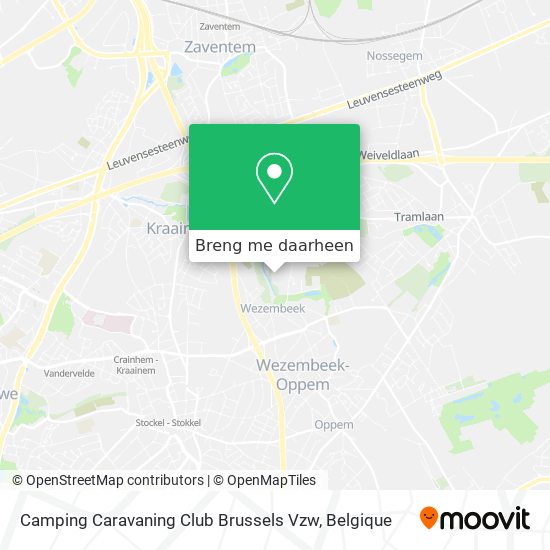 Camping Caravaning Club Brussels Vzw kaart