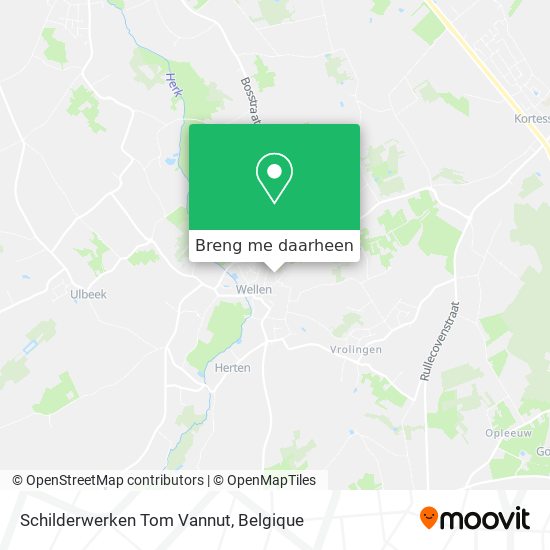 Schilderwerken Tom Vannut kaart