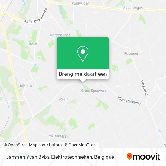 Janssen Yvan Bvba Elektrotechnieken kaart