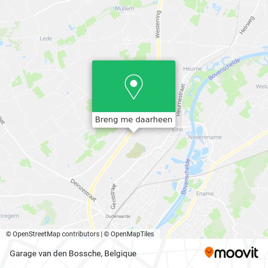 Garage van den Bossche kaart