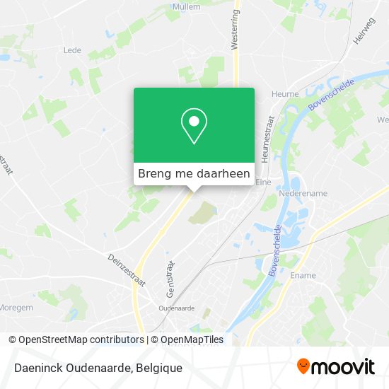 Daeninck Oudenaarde kaart