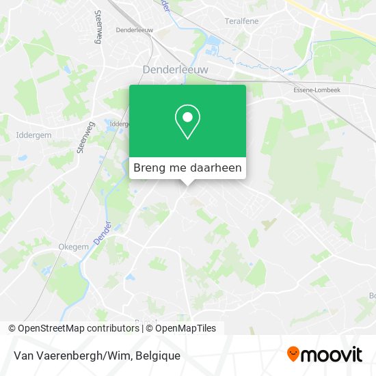 Van Vaerenbergh/Wim kaart
