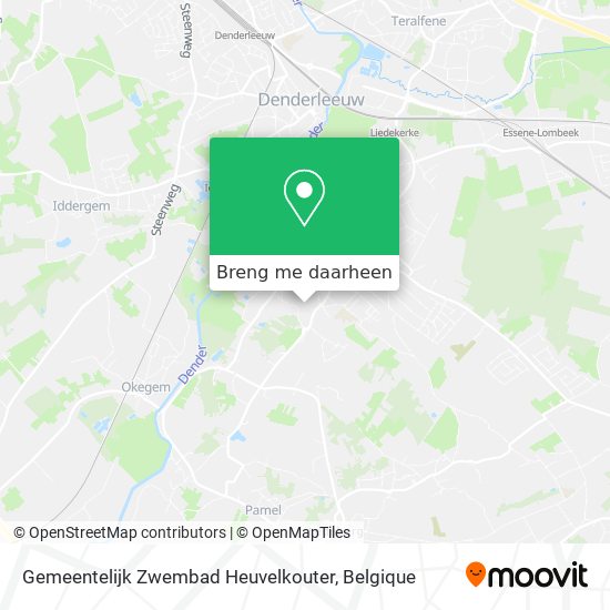 Gemeentelijk Zwembad Heuvelkouter kaart