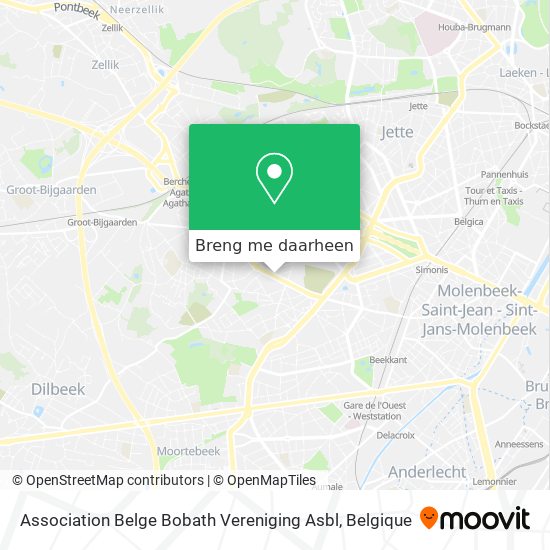 Association Belge Bobath Vereniging Asbl kaart