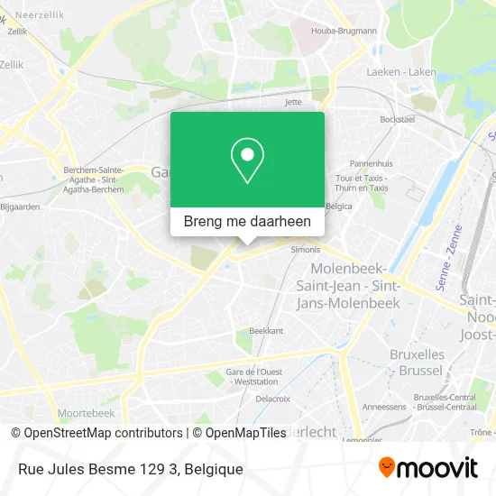Rue Jules Besme 129 3 kaart
