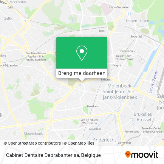 Cabinet Dentaire Debrabanter sa kaart