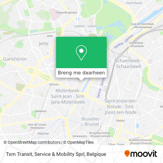 Tsm Transit, Service & Mobility Sprl kaart