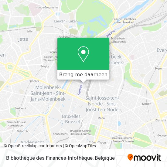 Bibliothèque des Finances-Infothèque kaart