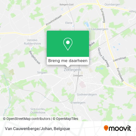 Van Cauwenberge/Johan kaart