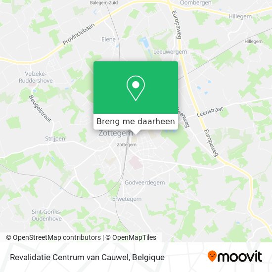Revalidatie Centrum van Cauwel kaart