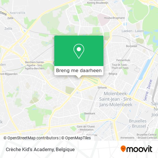 Crèche Kid's Academy kaart