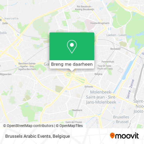 Brussels Arabic Events kaart
