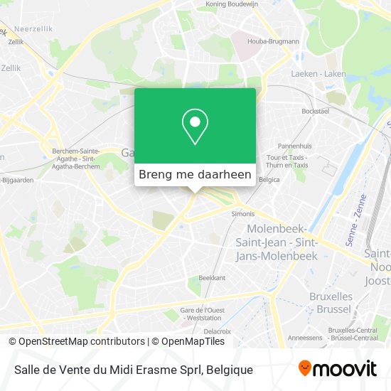 Salle de Vente du Midi Erasme Sprl kaart