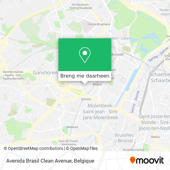 Avenida Brasil Clean Avenue kaart