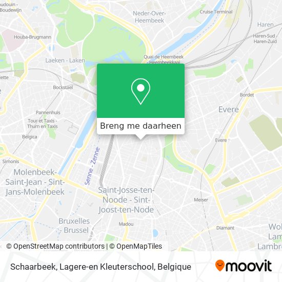 Schaarbeek, Lagere-en Kleuterschool kaart
