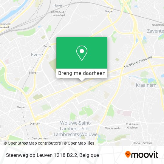 Steenweg op Leuven 1218 B2.2 kaart