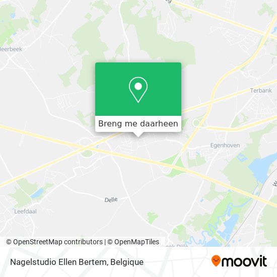 Nagelstudio Ellen Bertem kaart
