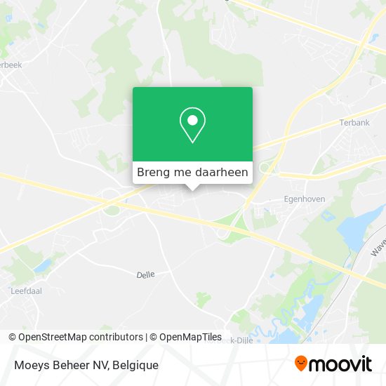 Moeys Beheer NV kaart