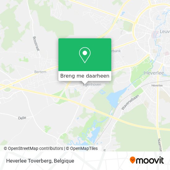 Heverlee Toverberg kaart