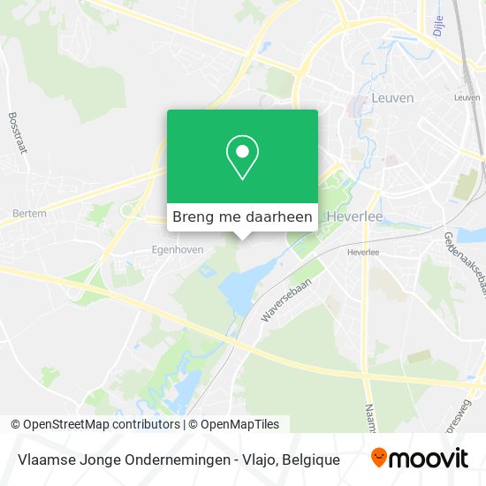 Vlaamse Jonge Ondernemingen - Vlajo kaart