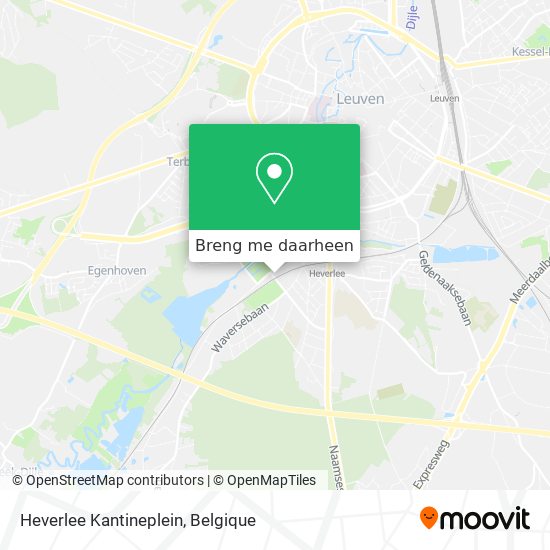 Heverlee Kantineplein kaart