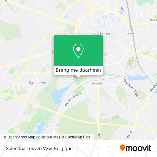Scientica Leuven Vzw kaart