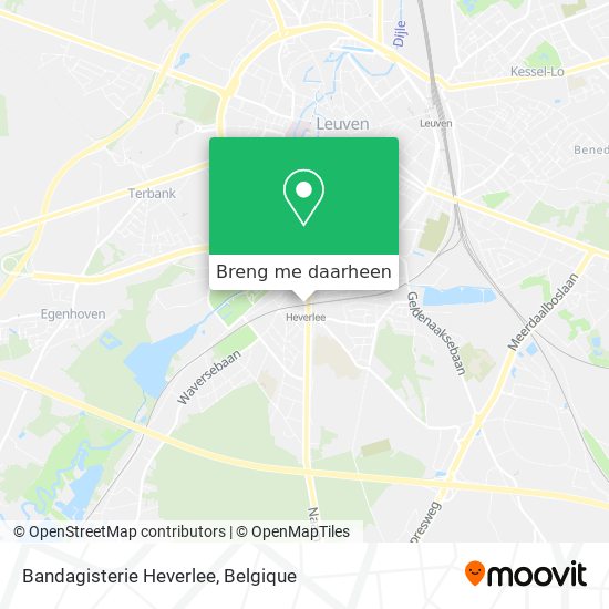 Bandagisterie Heverlee kaart