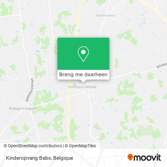 Kinderopvang Babs kaart