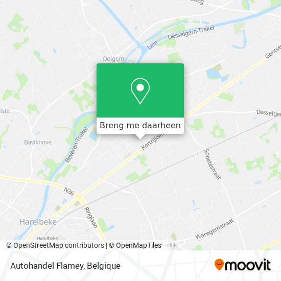 Autohandel Flamey kaart