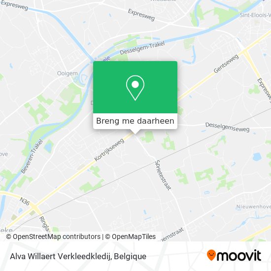 Alva Willaert Verkleedkledij kaart