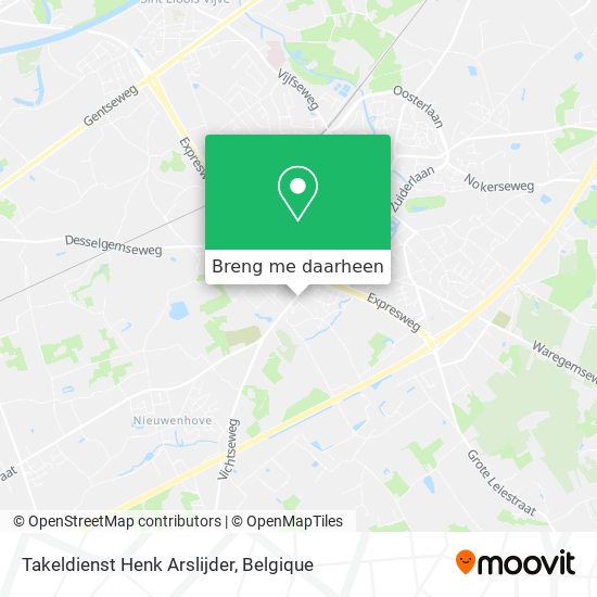 Takeldienst Henk Arslijder kaart