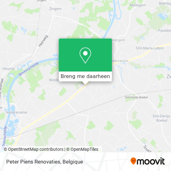 Peter Piens Renovaties kaart