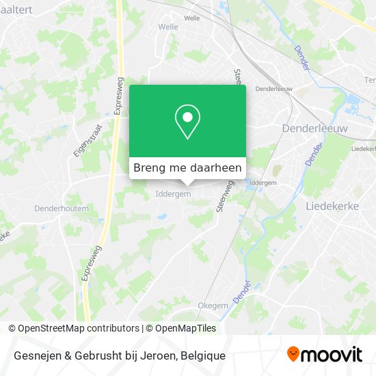 Gesnejen & Gebrusht bij Jeroen kaart