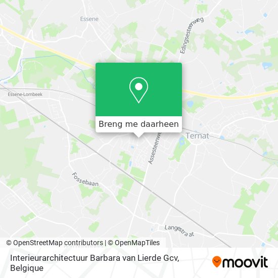 Interieurarchitectuur Barbara van Lierde Gcv kaart