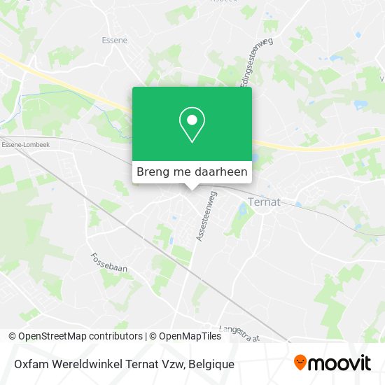 Oxfam Wereldwinkel Ternat Vzw kaart