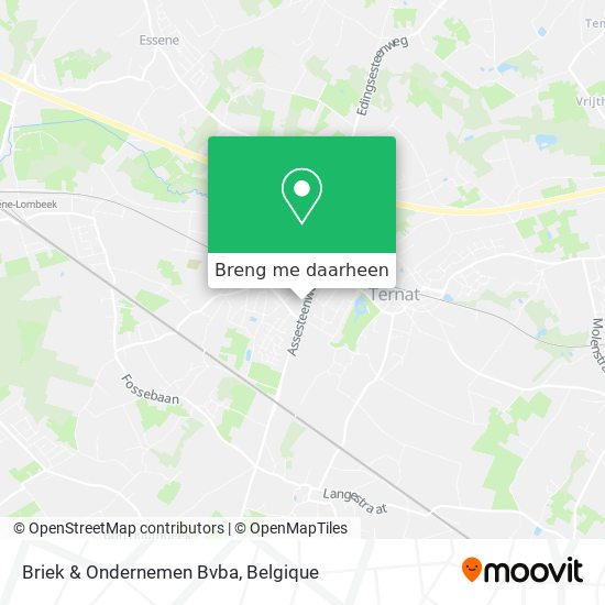 Briek & Ondernemen Bvba kaart