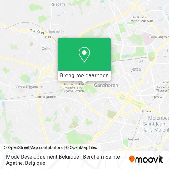 Mode Developpement Belgique - Berchem-Sainte-Agathe kaart