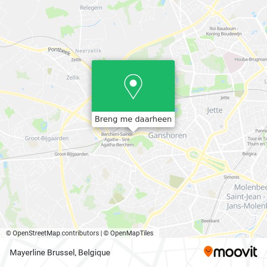Mayerline Brussel kaart