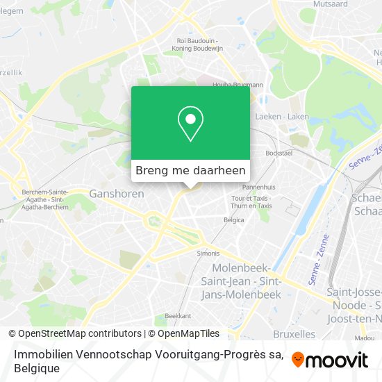 Immobilien Vennootschap Vooruitgang-Progrès sa kaart