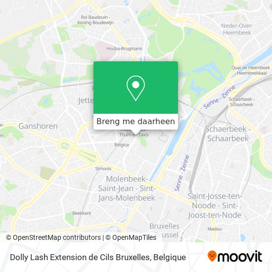 Dolly Lash Extension de Cils Bruxelles kaart