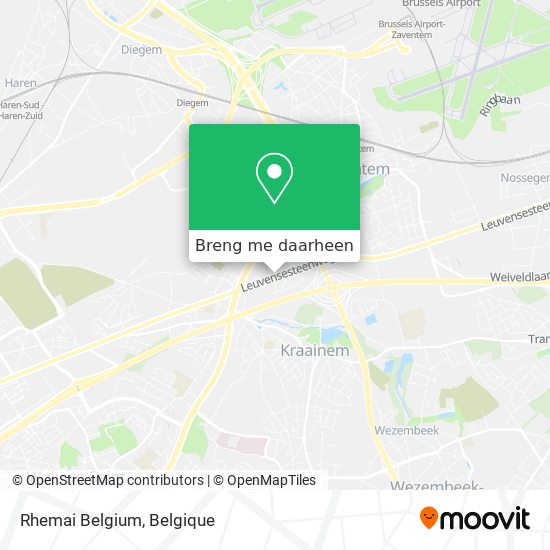 Rhemai Belgium kaart