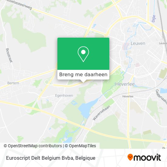 Euroscript Delt Belgium Bvba kaart