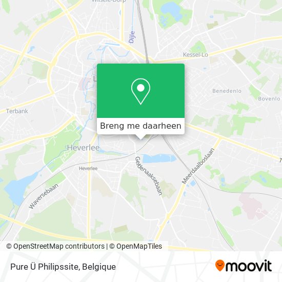 Pure Ü Philipssite kaart