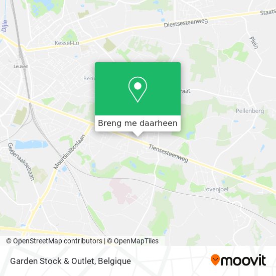 Garden Stock & Outlet kaart