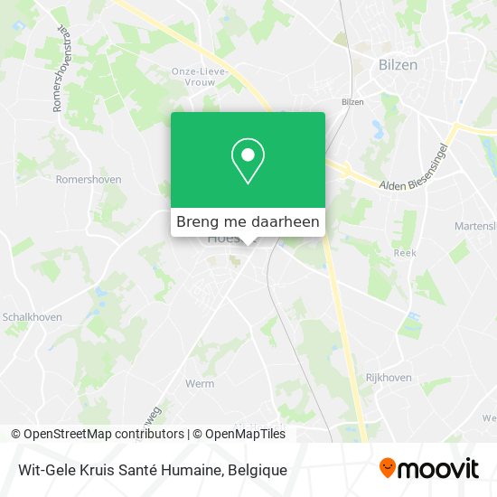 Wit-Gele Kruis Santé Humaine kaart